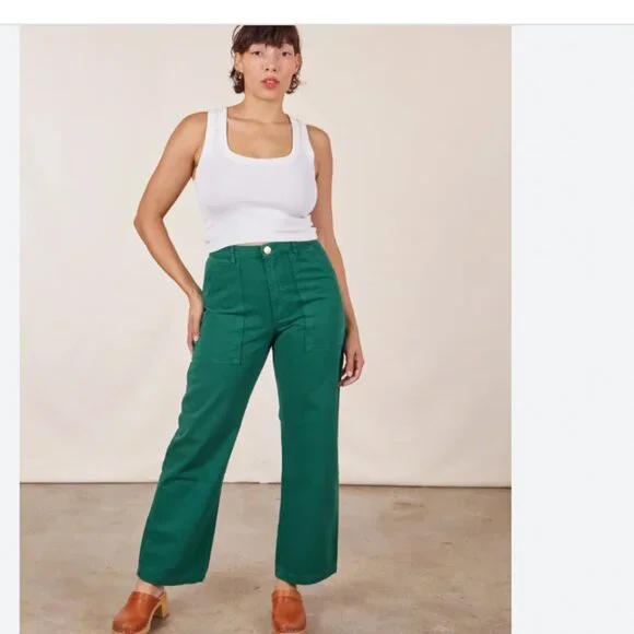 Big Bud Press Work Pants | Hunter Green | XXS Petite - Picture 1 of 4